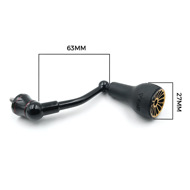 Daiwa Reel Fuego - Uchwyt spinningowy 63mm z czarną gałką