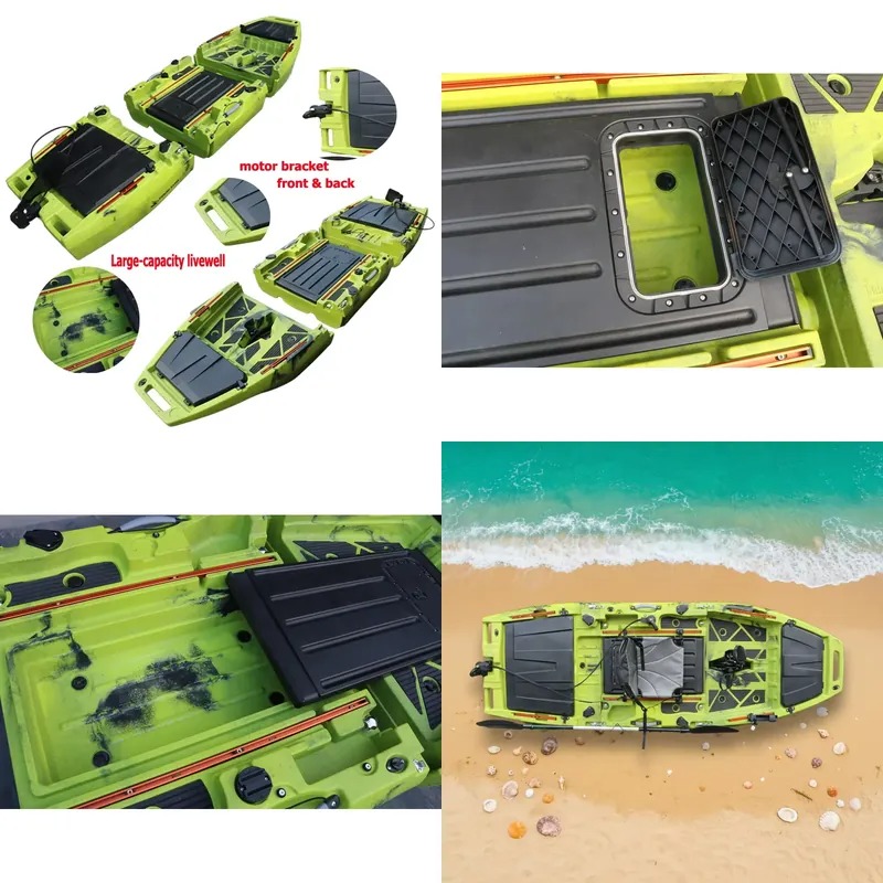 Fishing Kayak Seat - Kajak modułowy z napędem na pedały