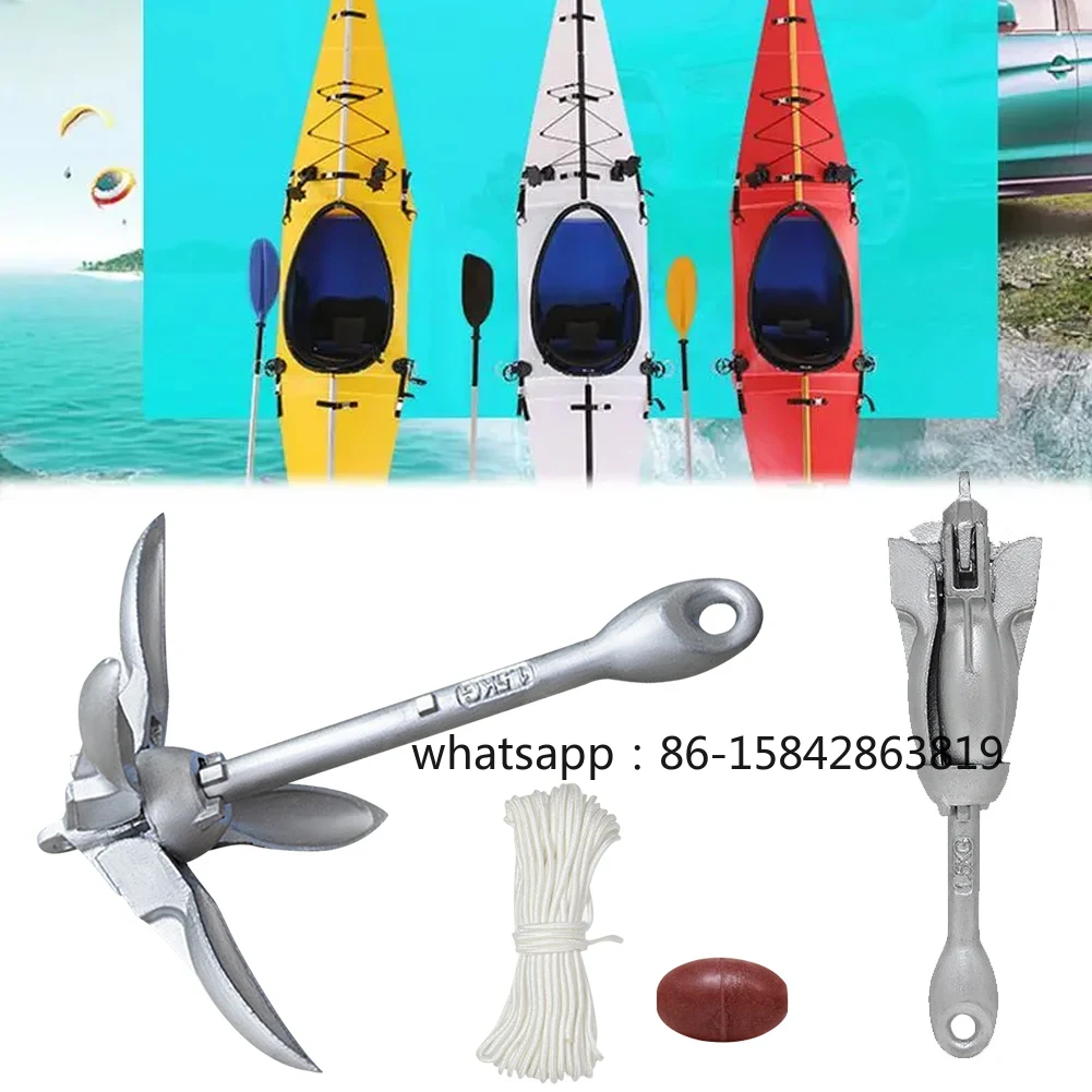0.7KG 1.5KG Składana kotwica z – Fishing Kayak Anchor recenzja i cena