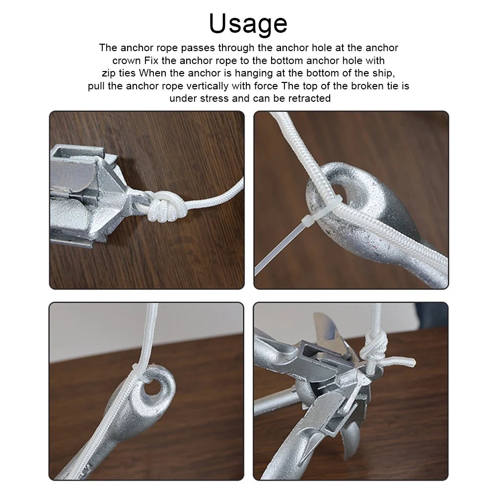 0.7KG 1.5KG Składana kotwica z – Fishing Kayak Anchor recenzja i cena