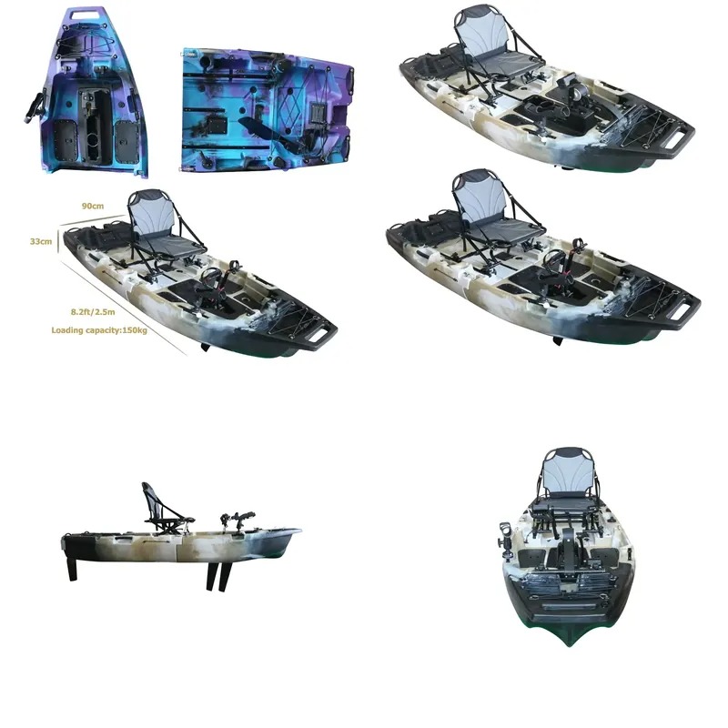 Kajak modułowy 8ft z napędem n – Fishing Kayak Seat recenzja i cena