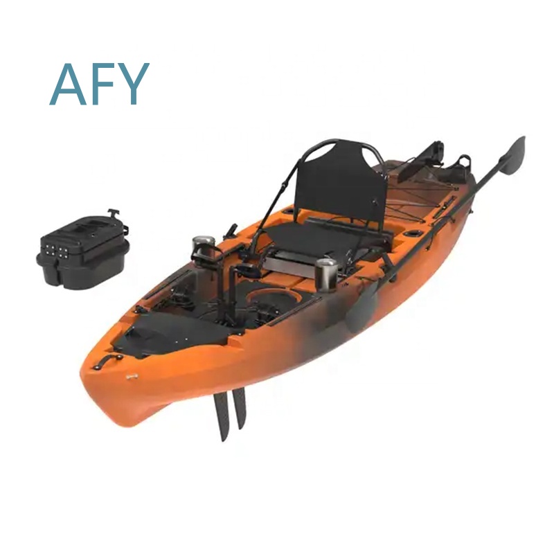 Kajak z napędem nożnym o długo – Fishing Kayak Sit In recenzja i cena